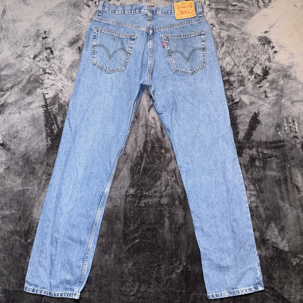 Levis 550 Regular Fit Straight Leg Jeans Mens 34x34 Medium Wash Blue Denim